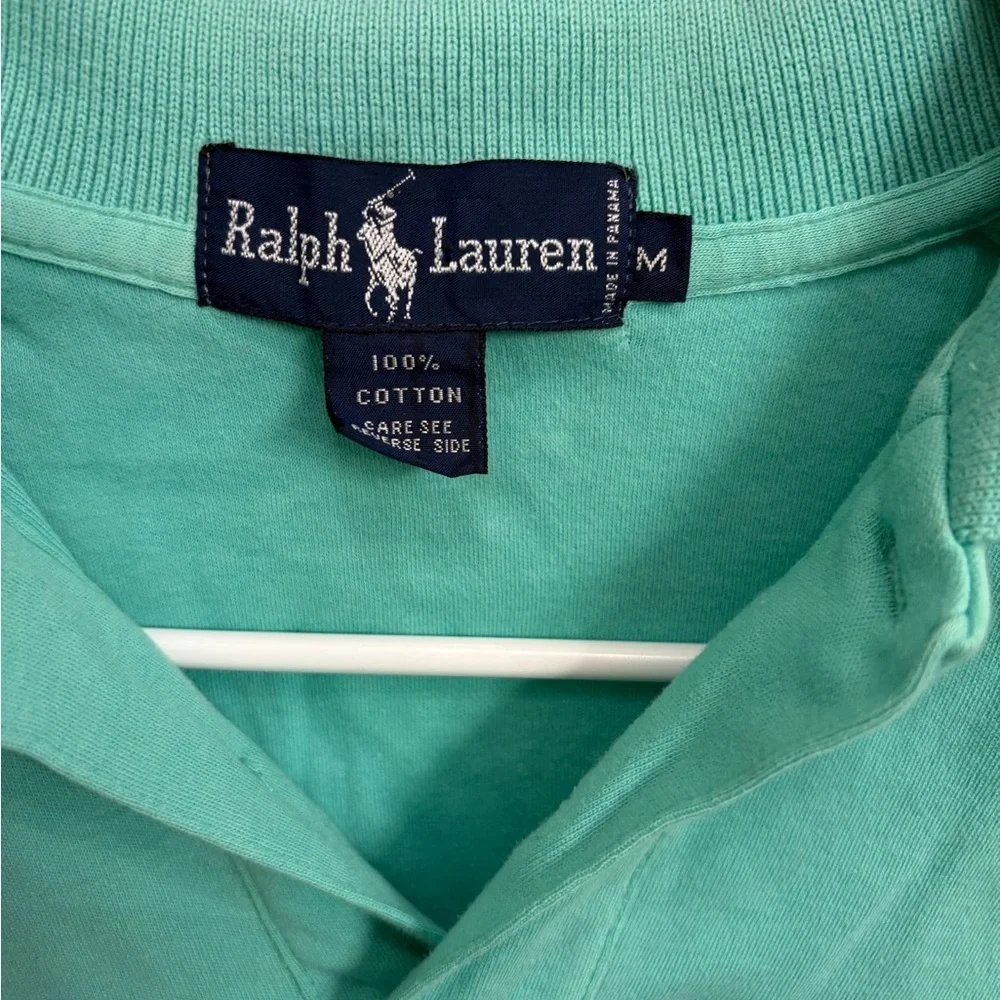 Ralph Lauren Men's mint green short sleeve casual Polo Shirt medium